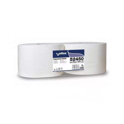 CELTEX LUX WIPER 1500 IPARI TÖRLŐ CELLULÓZ 2 RÉTEG 510M, 1500 LAP, 24X34CM, 2 TEKERCS/ZSUGOR