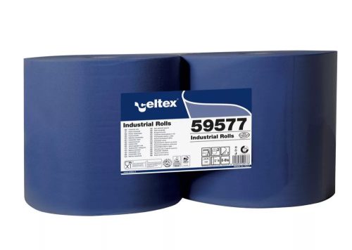 ELTEX SUPERBLUE 1000 IPARI TÖRLŐ CELLULÓZ, KÉK, 3 RÉTEGŰ, 360M, 1000 LAP, 22X36CM, 2 TEKERCS/ZSUGOR