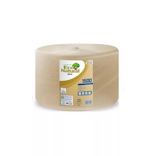 LUCART ECO NATURAL IPARI TÖRLŐ, 2 RÉTEGŰ, 1500LAP, 1 TEKERCS/ZSUGOR, 48 ZSUGOR/RAKLAP