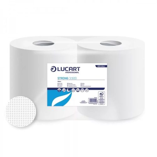 LUCART STRONG 3.500 IPARI TÖRLŐ CELLULÓZ 3 RÉTEGŰ, 175M, 2 TEKERCS/ZSUGOR