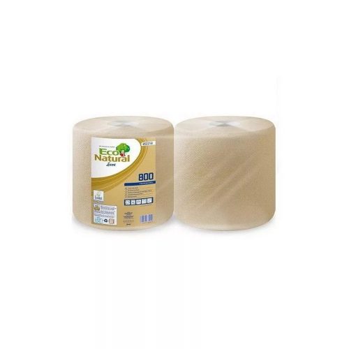 LUCART ECO NATURAL IPARI TÖRLŐ 2 RÉTEGŰ, 800 LAPOS, 2 TEKERCS/ZSUGOR, 64 ZSUGOR/RAKLAP